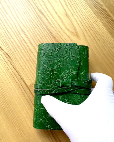 Carnet Premium en Cuir "Élégance Naturelle" - 200 pages, 120g, carnet, carnet de croquis, 2 couleurs au choix, personnalisation par gravure