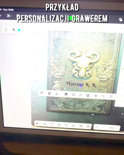 Carnet Magique, carnet "Boski Byk" - Papeterie Élégante et Unique, personnalisation par gravure