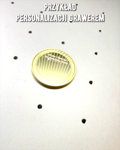 Pièce de Défi Vide Personnalisable avec Gravure – de Collection, 40mm, quatre modèles