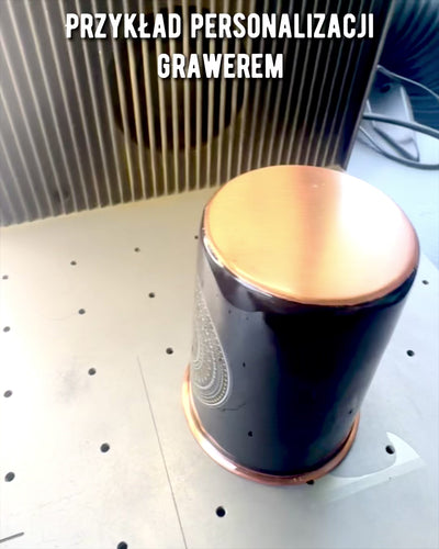 Ensemble Cuivré Mandala – Bouteille 1L + 2 Gobelets dans Étui, possibilité de personnalisation par gravure pour cadeau