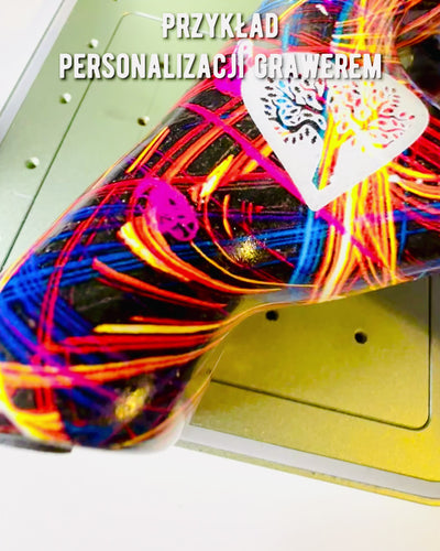 Kalejdoskop Serce – Décoration Artisanale en Résine avec Possibilité de Gravure