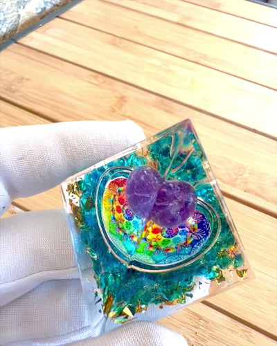 Piramide Energetica orgonite "Mystic Aura"