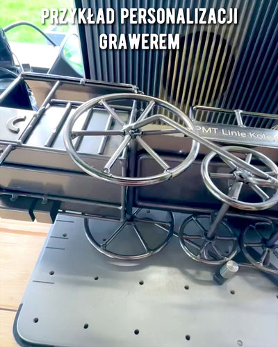 Iron Locomotive "Retro Express" – decoration, model, handmade with engraving option for a gift