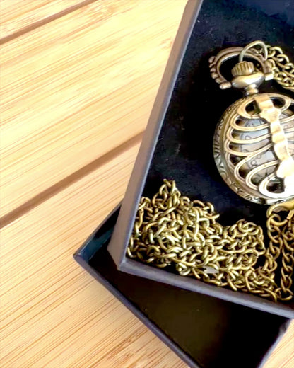 Orologio da tasca "Rybia Łuska" con possibilità di incisione per regalo