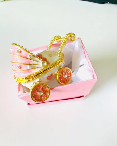 Petit Chariot de Conte de Fées pour Bijoux, Trésors - Élégance Royale, personnalisation par gravure