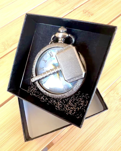Młot Czasu - Montre de Poche, possibilité de personnalisation avec gravure pour cadeau