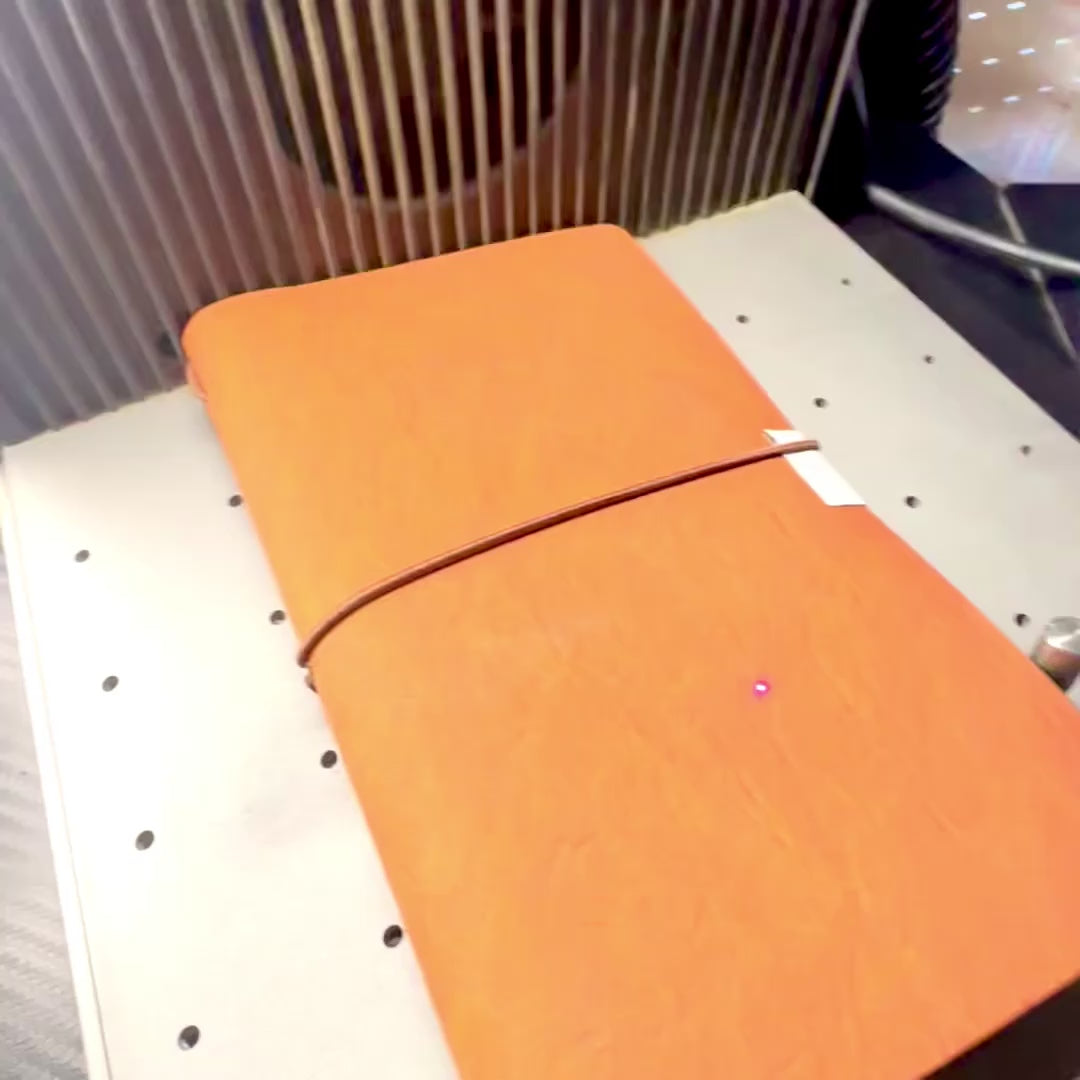 Traveler's Leather Notebook with Personalized Engraving
