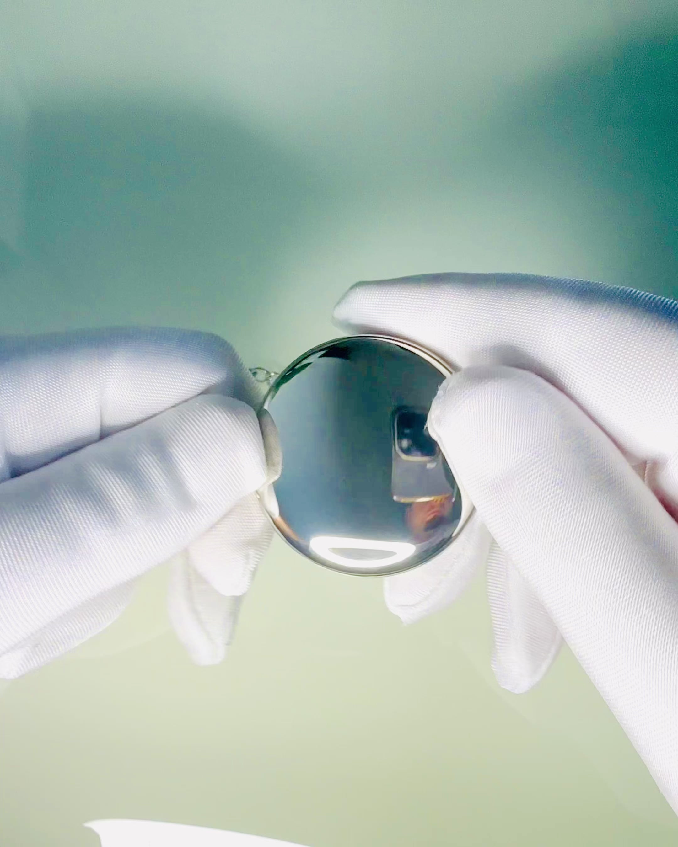 Montre de poche en argent avec mouvement à quartz et possibilité de gravure