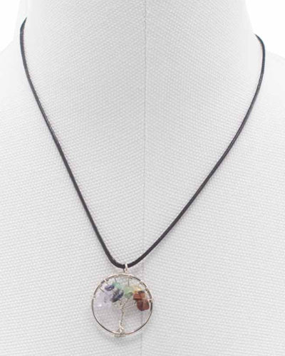 Halskette Baum des Lebens Chakra-Gleichgewicht – Natursteine