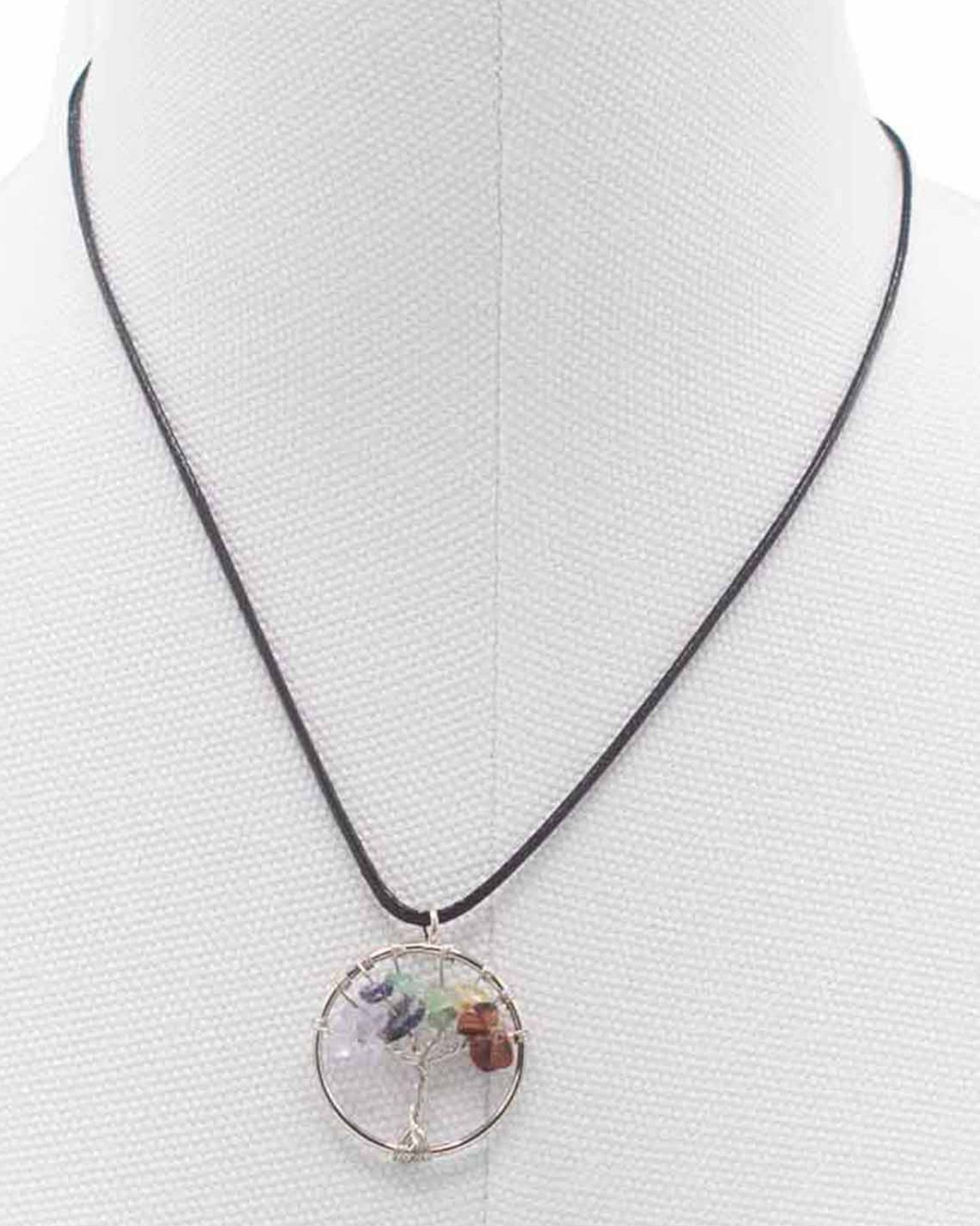 Halskette Baum des Lebens Chakra-Gleichgewicht – Natursteine