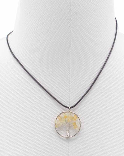 Collier Arbre de Vie Énergie de la passion – Cornaline