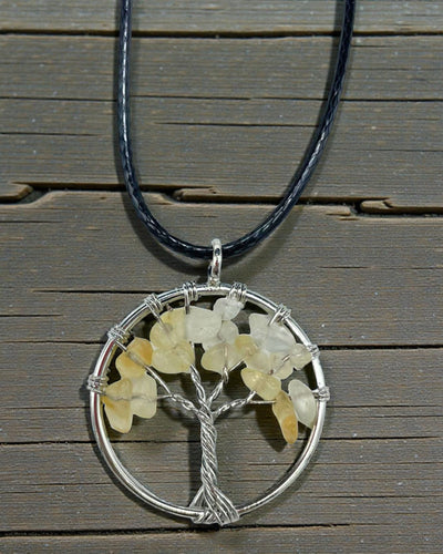 Collier Arbre de Vie Énergie de la passion – Cornaline