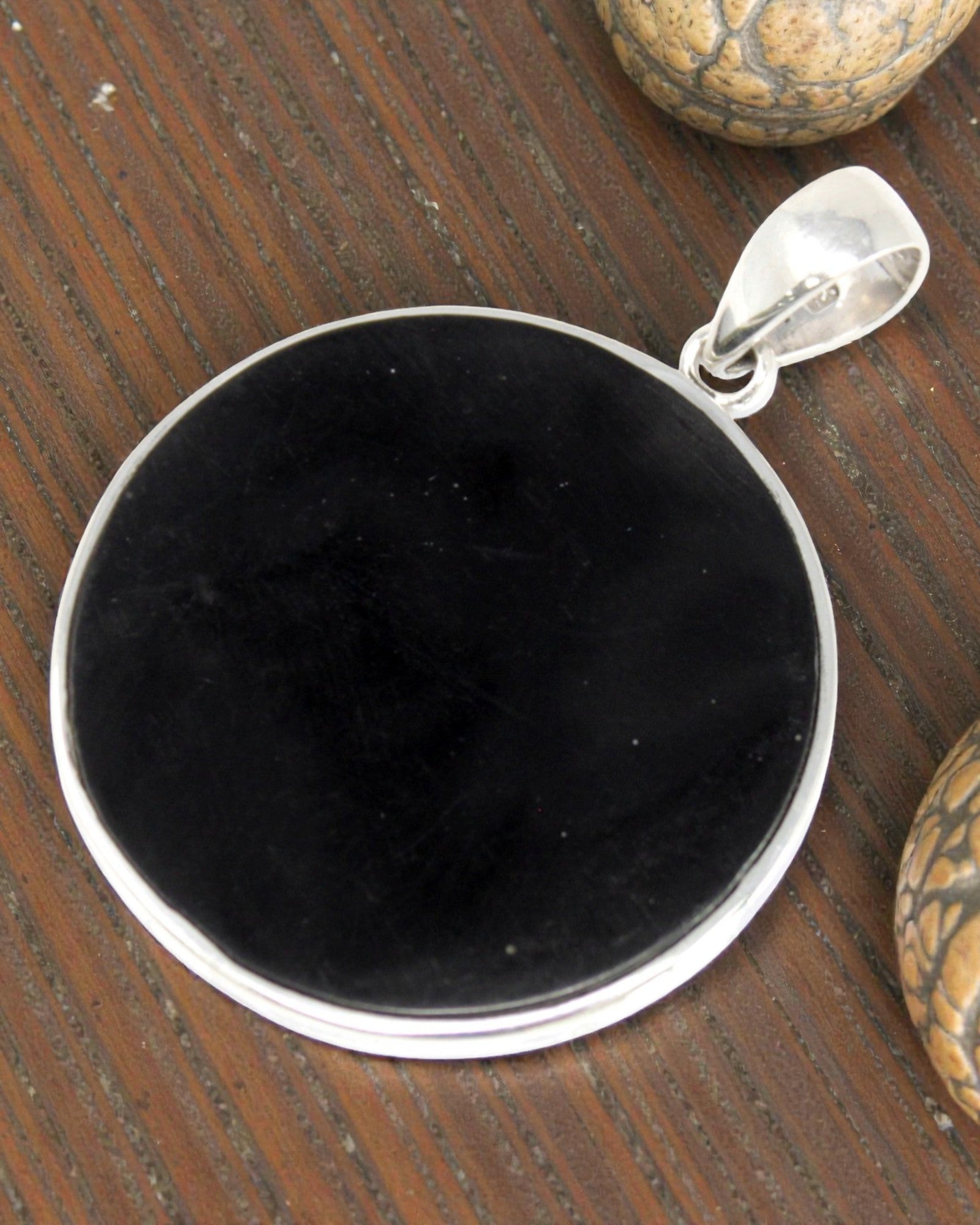 Pendentif en argent Arbre de vie 30 mm – Abalone Ocean Glow