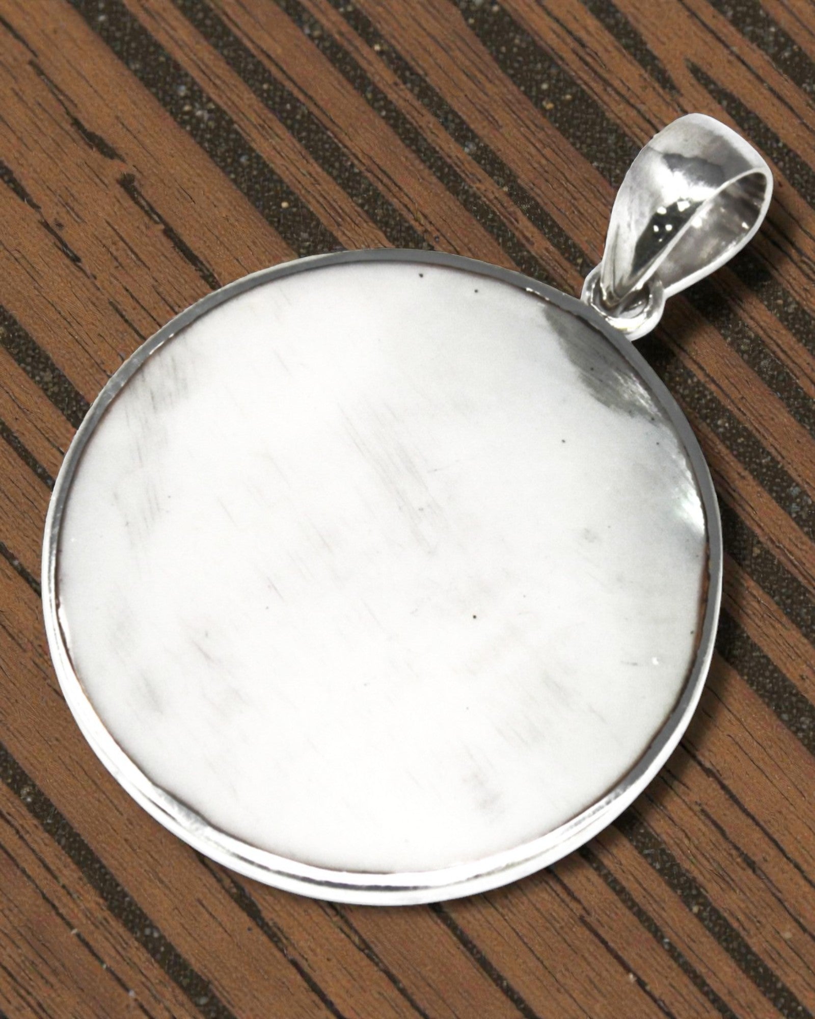 Silberner Anhänger Baum des Lebens 30 mm – Mother of Pearl Pure Light