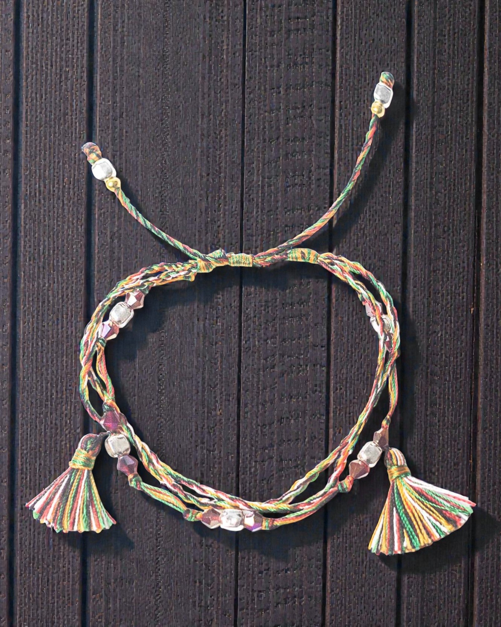 Tempelarmband aus Schnur Panca Dharma – Stärke des Glaubens