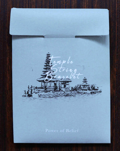 Bracelet de temple en cordon Panca Dharma – Force de la foi