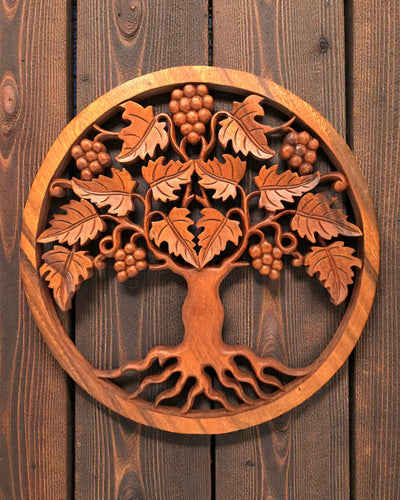Decorative Wall Panel – Tree of Life Grapes 40 cm